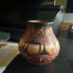 Original Signed Red Earth Pottery